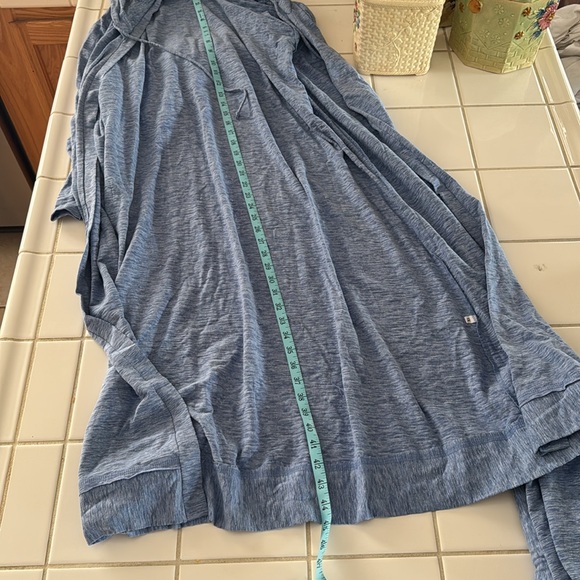 NWT Daniali 3 piece loungewear set BLUE hooded cardigan, tank and pants ! - Picture 14 of 15